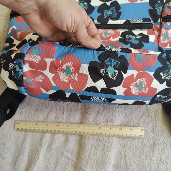 Hunter Topclip Backpack Nylon Floral Print Waterproof - Picture 8 of 12